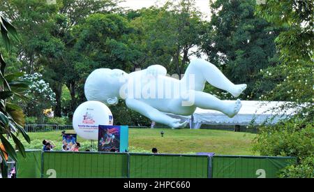 Singapore bei paesaggi Foto Stock