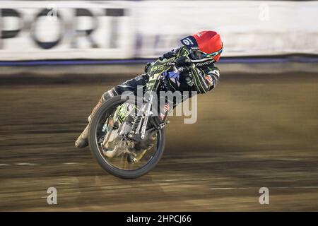 Daniele (Danny) Re. Ipswich Witches 36-54 Wolverhampton Wolves. Circuito SGB Premiership. Stadio Foxhall, Suffolk. 19 agosto 2021 Foto Stock