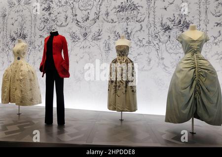 christian dior designer di sogni mostra brooklyn museo 2022 Foto Stock