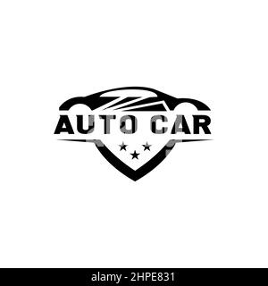 Illustrazione vettoriale del logo di un'auto moderna Illustrazione Vettoriale