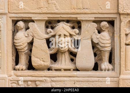 Italia Veneto Casa Asolo Longobarda Foto Stock