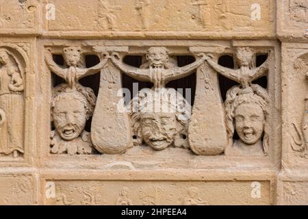 Italia Veneto Casa Asolo Longobarda Foto Stock