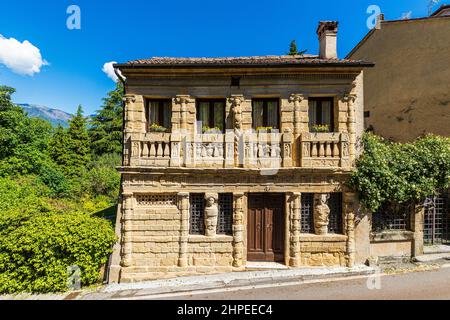 Italia Veneto Casa Asolo Longobarda Foto Stock