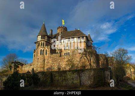 Il castello storico Berlepsch, Witzenhausen, Hessen, Germania Foto Stock