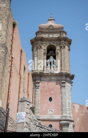 Europa, Italia, Sicilia, Erice, Chiesa di San Giuliano Foto Stock