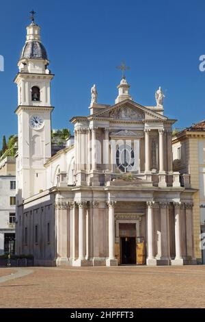 Chiesa di San Carlo Borromeo a Torino. Foto Stock