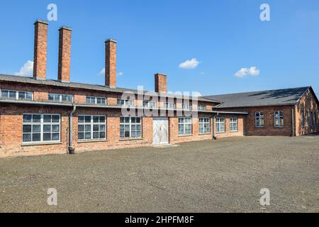 Auschwitz Birkenau Campo di Concentramento Foto Stock