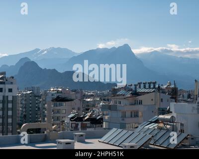 Orario invernale Konyaalti, Antalya, Turchia Foto Stock