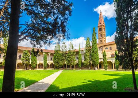 Santa Maria Novella, una delle chiese più famose di Firenze, Italia, Europa. Foto Stock