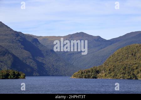 Dusky Sound Fiordland Nuova Zelanda Foto Stock