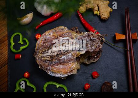 Calamari secchi Foto Stock