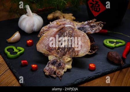 Calamari secchi Foto Stock