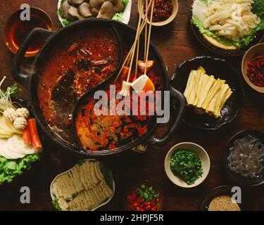 Hot pot Foto Stock