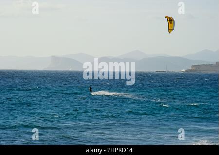 Kite, Formentera, isole Baleari, Spagna, Europa Foto Stock