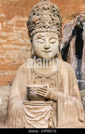 Chongqing dazu grotte in Cina Foto Stock