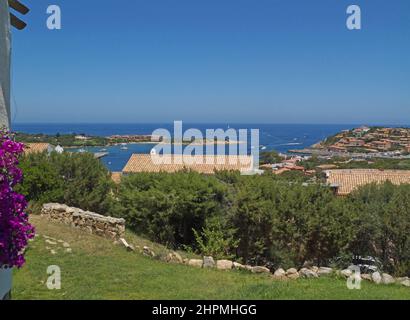 Porto Cervo e la Costa Smeralda, Sardegna, Italia. Foto Stock