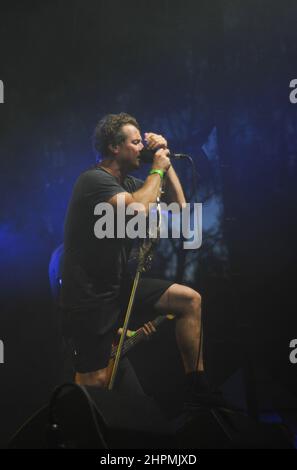 Cochise, Paweł Małaszyński al concerto di Tychy, Polonia Foto Stock