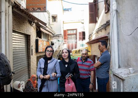 Vecchia medina a Tangeri, Marocco. Settembre, 2019 - foto di Jake Lyell per il FMI. Foto Stock