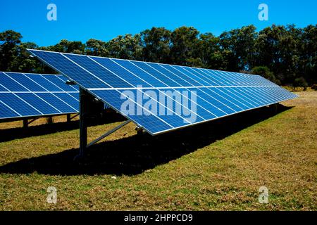 Energia solare stazione - Australia Foto Stock