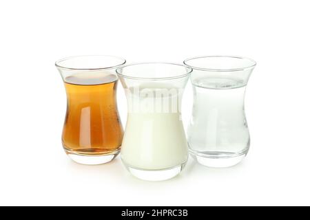 Ramadan Kareem bevande isolate su sfondo bianco Foto Stock