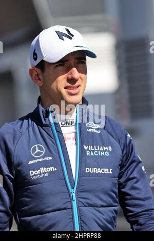 Barcellona, Spagna. 23rd Feb 2022. Nicholas Latifi (CDN) Williams Racing. Test di formula uno, giorno 1, mercoledì 23rd febbraio 2022. Barcellona, Spagna. Foto Stock