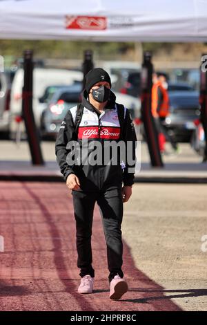 Barcellona, Spagna. 23rd Feb 2022. Mick Schumacher (GER) Haas Team F1. Test di formula uno, giorno 1, mercoledì 23rd febbraio 2022. Barcellona, Spagna. Foto Stock