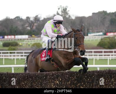 Foto di archivio datata 06-02-2022 di Paul Townend che guida Chacun pour Soi sulla loro strada per vincere la Ladbrokes Dublin Chase. Willie Mullins ha inchiodato i suoi colori al palo di Chacun pour Soi davanti a Energumene nella Betway Queen Mother Champion Chase. Data di emissione: Mercoledì 23 febbraio 2022. Foto Stock