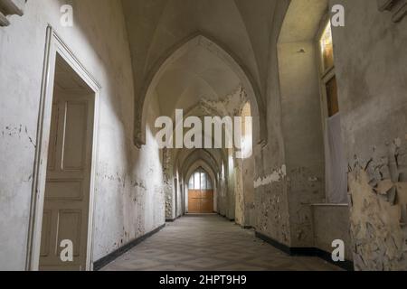 Abbandonato e chiuso monastero gesuita 'St Jozef' in Valkenburg, Paesi Bassi Foto Stock