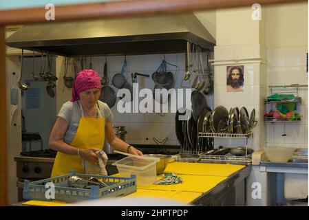 Assisi, Italia 14/05/2016: Ananda Center. © Andrea Sabbadini Foto Stock