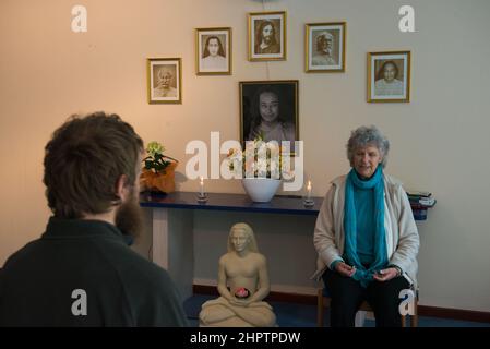 Assisi, Italia 14/05/2016: Ananda Center. Deborah Golug. © Andrea Sabbadini Foto Stock