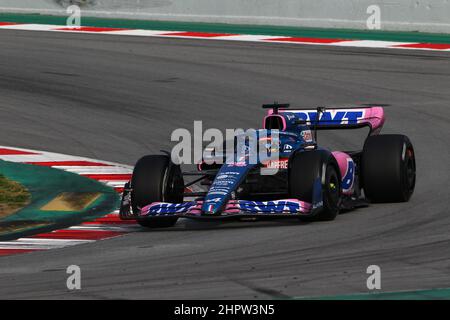 Barcellona, Spagna. 23rd Feb 2022. 14 durante la sessione pre-stagione in pista prima del FIA Formula uno World Championship 2022, Formula 1 Championship a Barcellona, Spagna, Febbraio 23 2022 credito: Independent Photo Agency/Alamy Live News Foto Stock