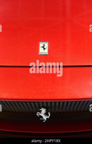 Ferrari Monza barchetta SP1, l'esclusiva vettura sportiva premiata con il Compasso d'Oro 2020, ADI Design Museum, Compasso d'Oro, Milano, Lombardia, Italia, Foto Stock
