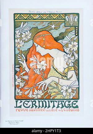 Artista: Paul Berthon - l'ermitage - Maitres de l'affiche, piatto 227 - 1900 - stile art nouveau. Foto Stock