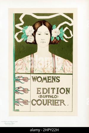 Maitres de l'affiche Vol 2 - Plate 60 - Alice Russell Glenny - Womens Edition (Buffalo) Courier. 1895. Foto Stock