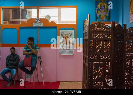 Roma, Italia 05/04/2016: Tempio Hom Hindu Mandir, Tor Pignattara. ©Andrea Sabbadini Foto Stock