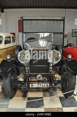 Hispano-Suiza car T49 (1928)-Salvador Claret collezione di auto e moto a Sils, Barcellona, Catalogna, Spagna Foto Stock