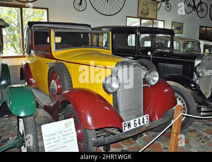 Vauxhall Car Six-1031-Salvador Claret Car and Motorcycle Collection a Sils, Barcellona, Catalogna, Spagna Foto Stock