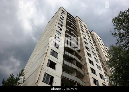 L'Ucraina, nella zona ristretta e inabitabile di 30 chilometri intorno alla centrale di Chernobyl e al campo di lavoro di Pripyat, è in forte aumento Foto Stock