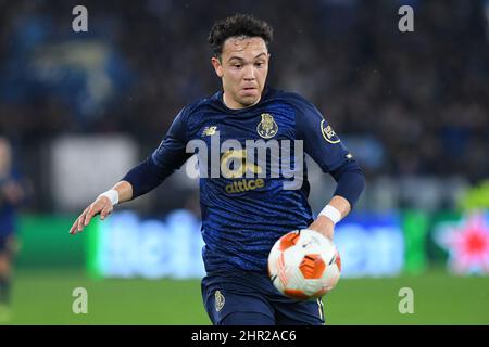 Roma, Lazio. 24th Feb 2022. Pepe' di Porto durante la partita Europa League tra SS Lazio e Porto allo stadio Olimpico di Roma, 23rd febbraio 2022. Fotografo01 credito: Agenzia indipendente di foto/Alamy Live News Foto Stock