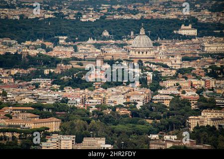 Italy, Lazio, Rome aerial view Stock Photo