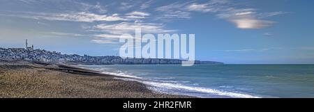 Panorama cote picarde au niveau de Ault Foto Stock