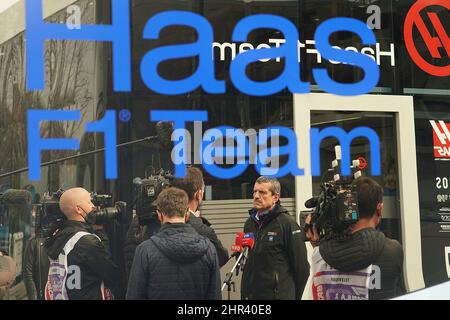 25th febbraio 2022, Circuit de Catalunya, Barcellona, Formula 1 test drive 2022 a Barcellona, nella foto Foto Stock