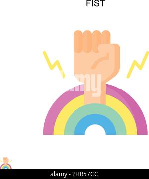 Prima icona vettore semplice. Modello di disegno del simbolo di illustrazione per l'elemento dell'interfaccia utente mobile Web. Illustrazione Vettoriale