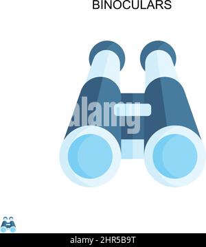 Illustrazione del bambino con il binocolo Immagine e Vettoriale - Alamy