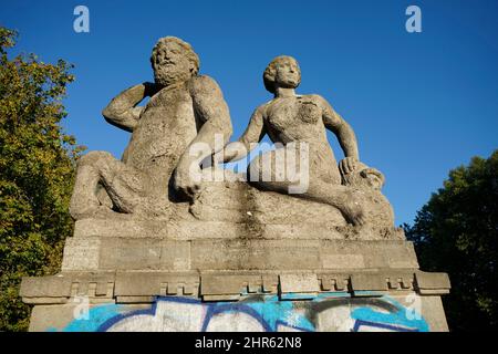Impressionen - Ententeich, Rudolph-Wilde-Park Berlin-Schoeneberg (nur fuer redaktionelle Verwendung. Keine Werbung. Referenzdatenbank: http://www.360- Foto Stock