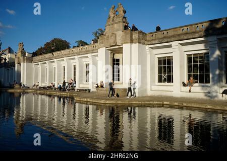 Impressionen - Ententeich, Rudolph-Wilde-Park Berlin-Schoeneberg (nur fuer redaktionelle Verwendung. Keine Werbung. Referenzdatenbank: http://www.360- Foto Stock