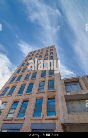 Sunnyvale, California, USA - 13 agosto 2018: Edificio moderno del campus di Big Amazon a Sunnyvale, Silicon Valley. Amazon Foto Stock