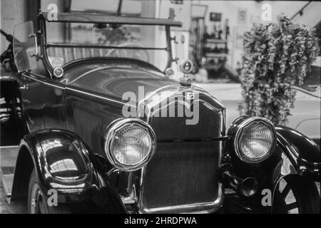 Buick Master Six dettaglio in film in bianco e nero Foto Stock