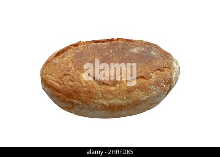 Pane tradizionale polacco su sfondo bianco isolato. Foto Stock
