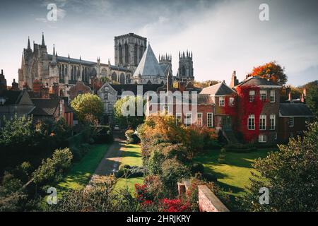 York Minster e Grays Court Hotel Foto Stock